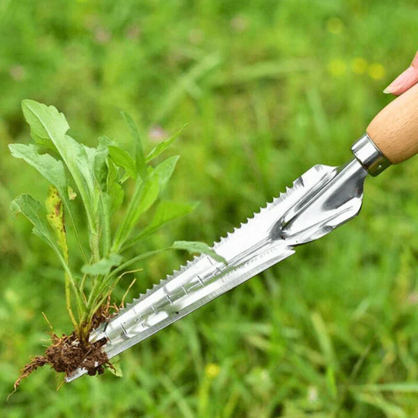 5-in-1 stainless steel weeding shovel