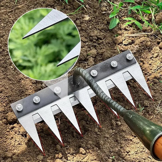 ZencaRake 2.0 iron weeding rake head