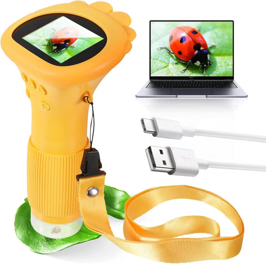 Kids digital microscope with HD screen