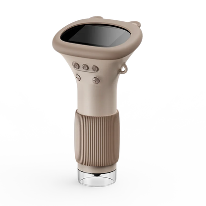 Microscope being carried on a nature walk