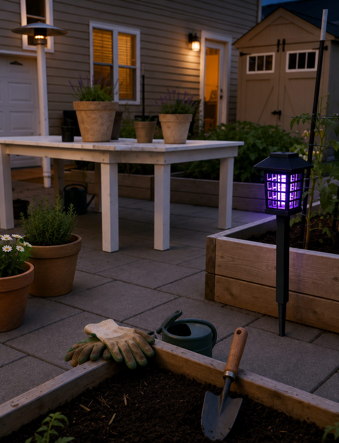 SolarZen Mosquito Zapper Light