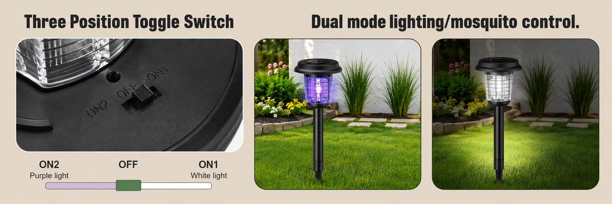 SolarZen Mosquito Zapper Light