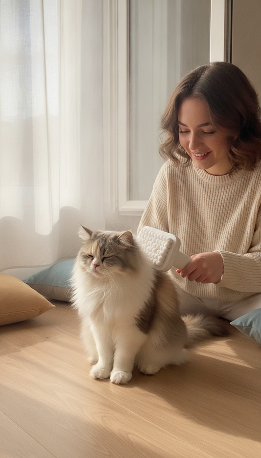 3-in-1 Pet Steam Grooming Brush™