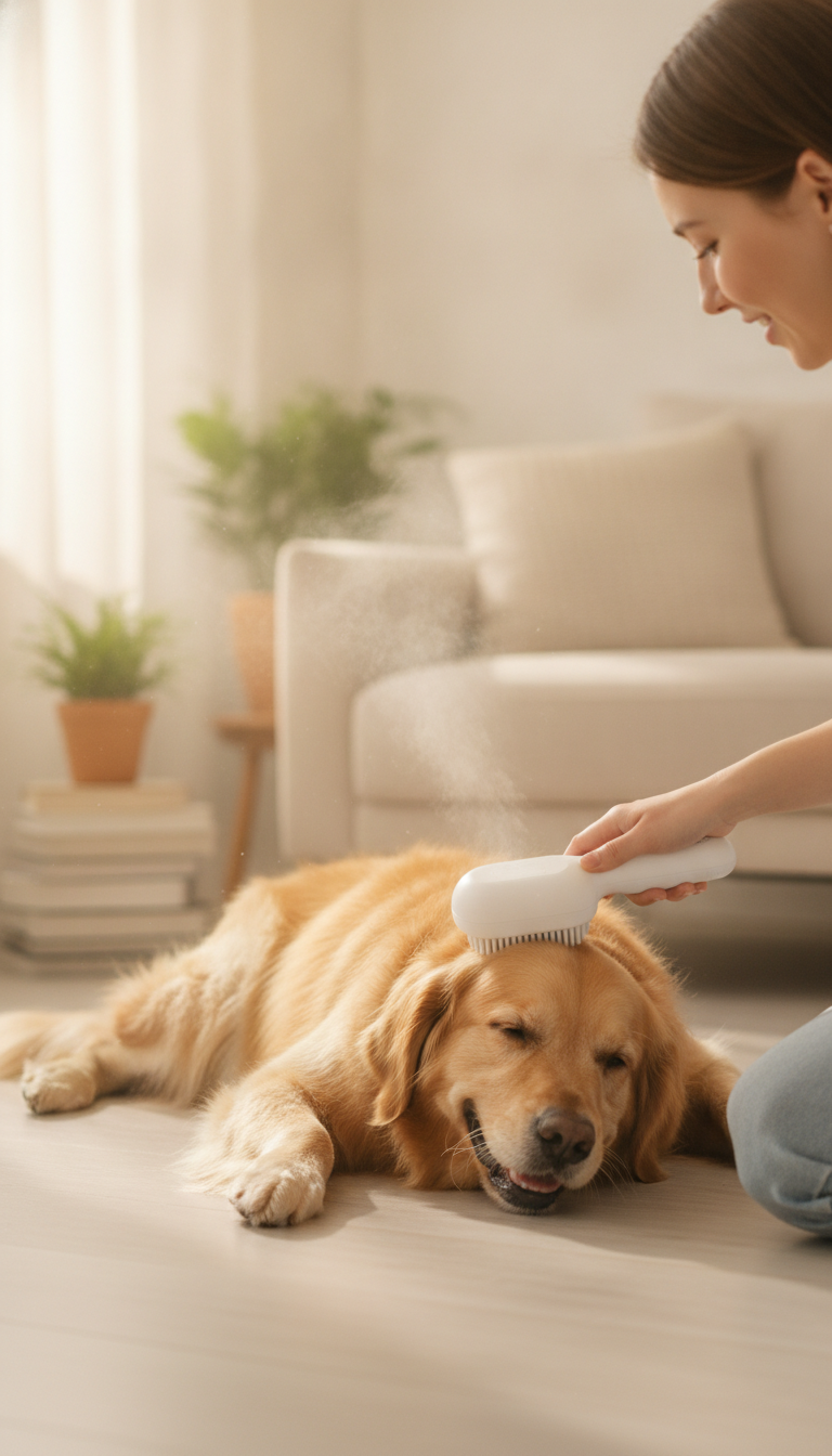 3-in-1 Pet Steam Grooming Brush™