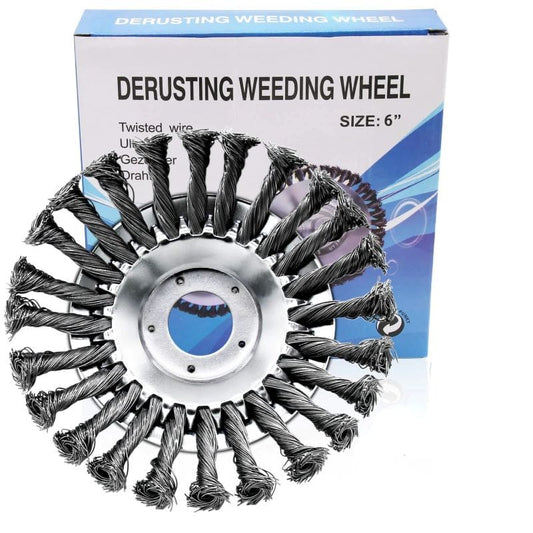 Six inch steel wire twist knot trimmer head