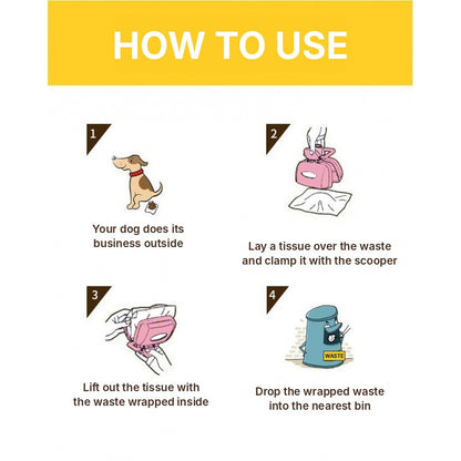 How to use the Zenca poop scooper in four steps